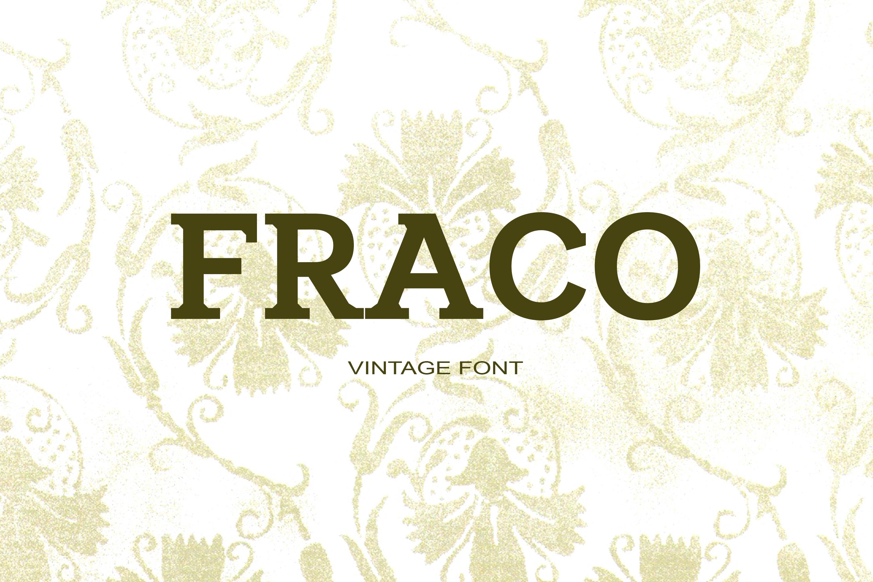 Fraco Font