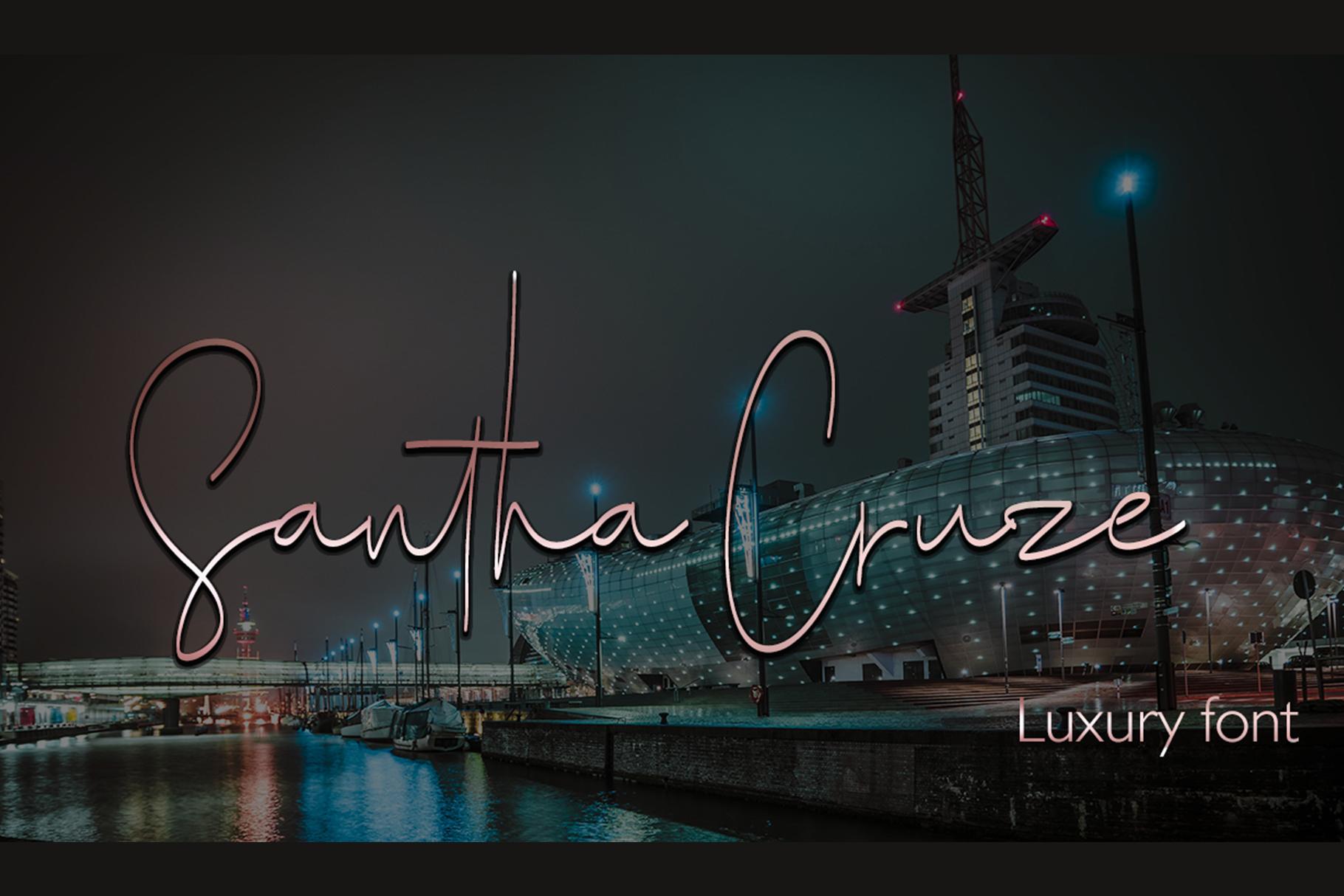 Santha Cruze Font