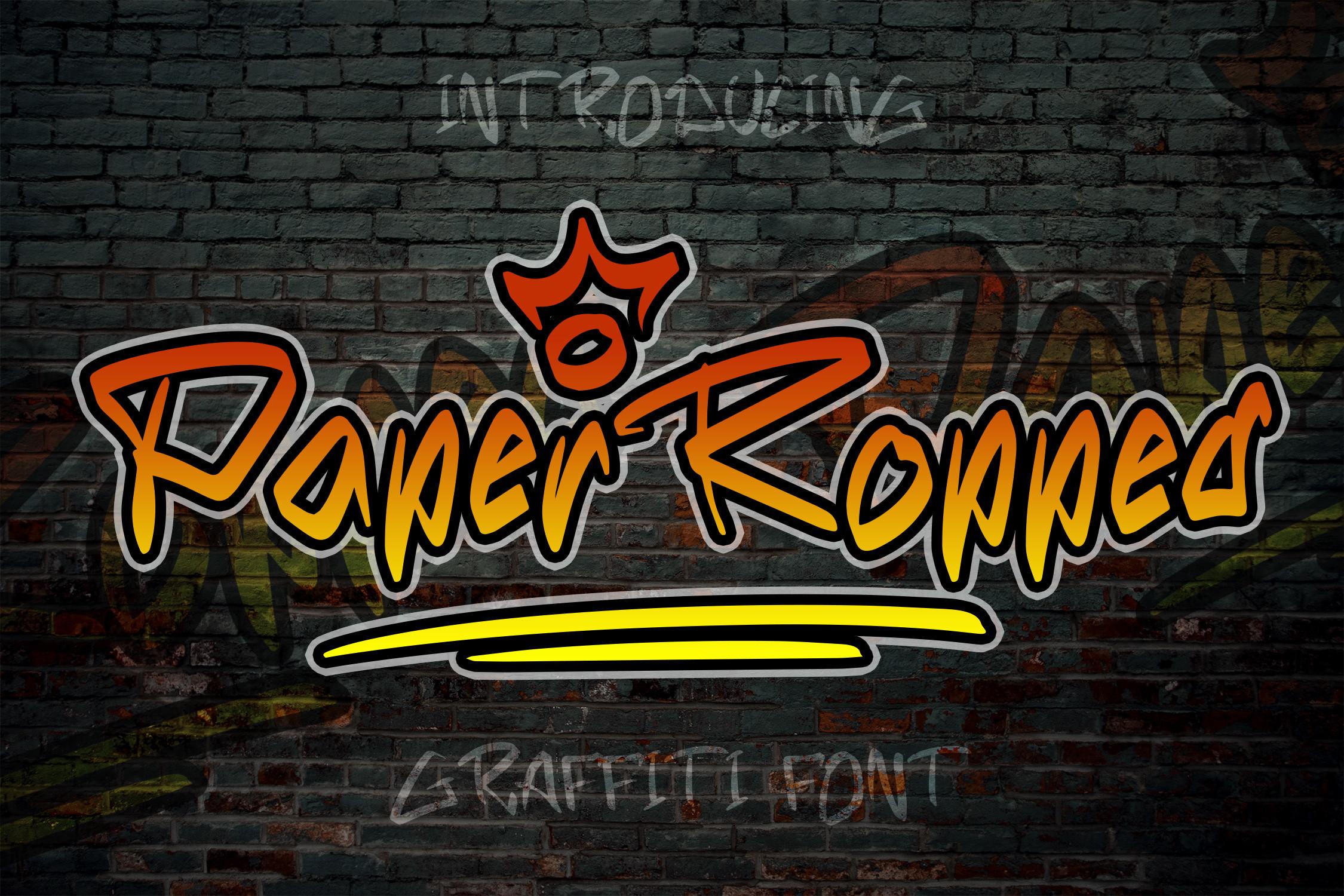 Paper Ropped Font