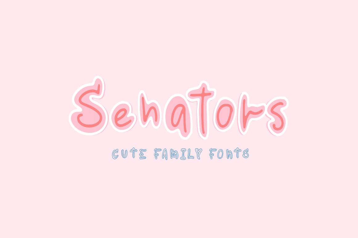 Senators Font