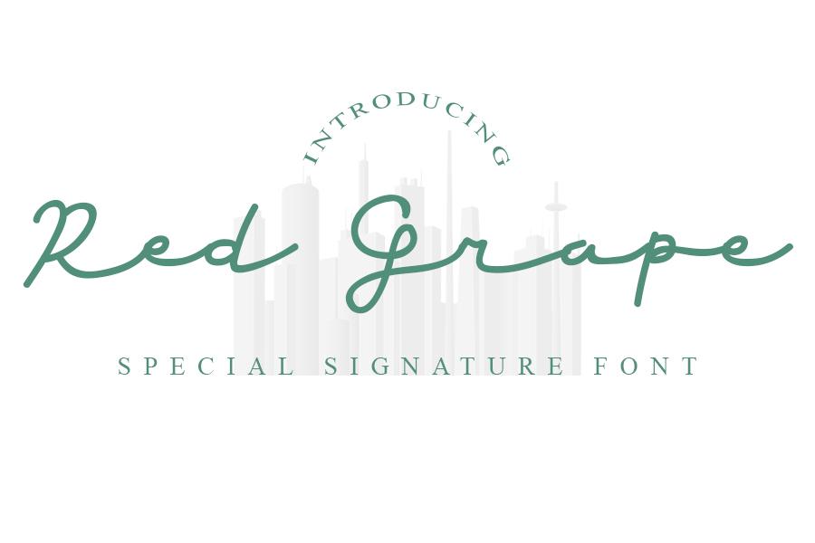 Red Grape Font
