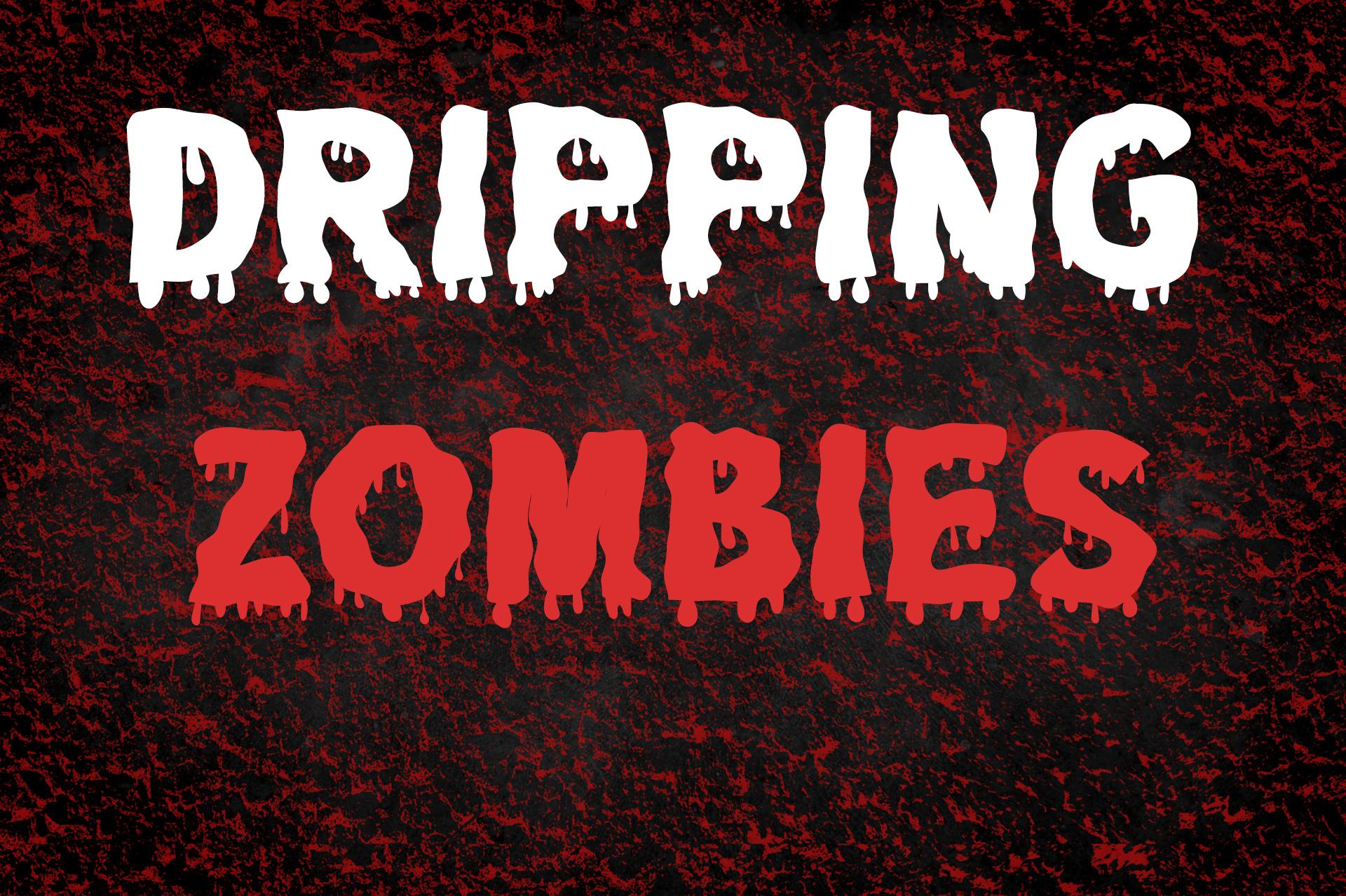 Dripping Zombie Font