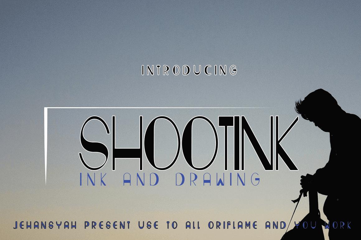 Shootink Font