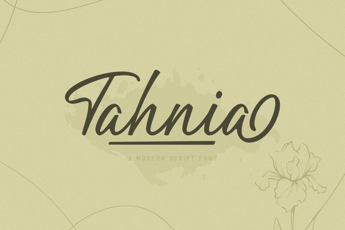 Tahnia Font
