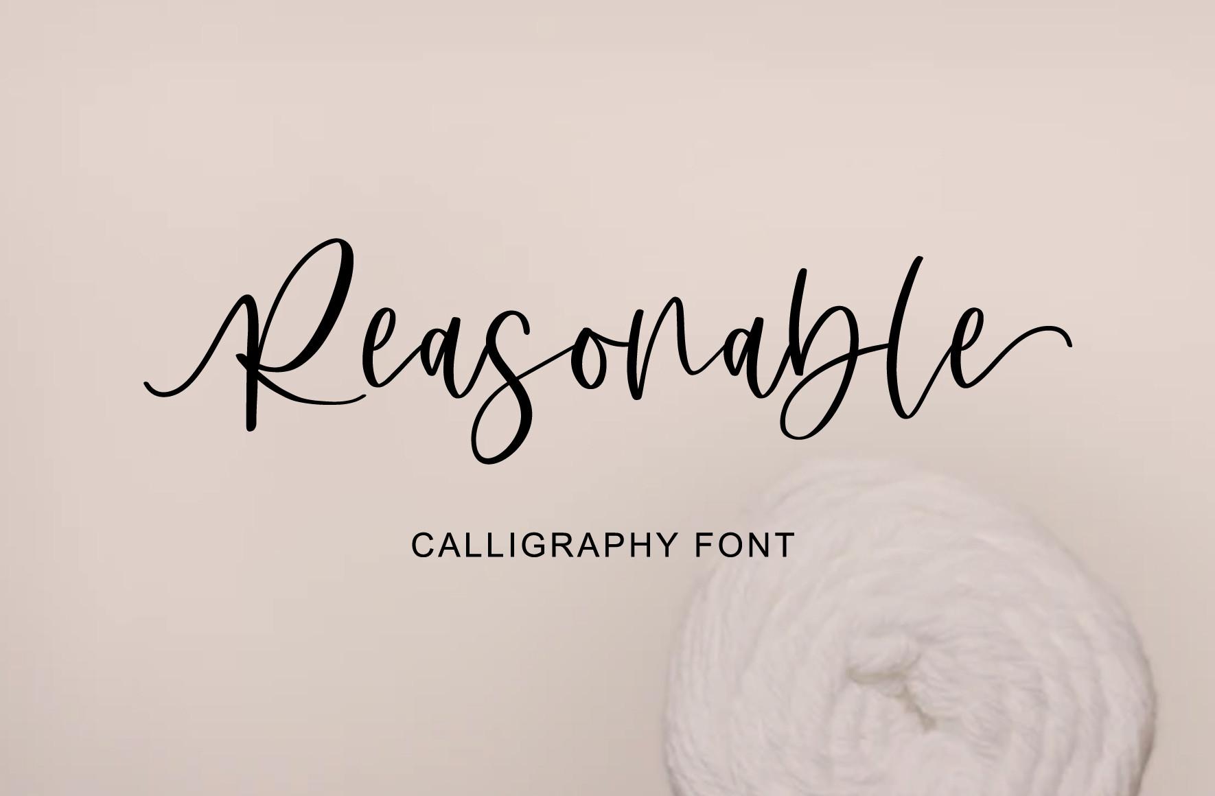 Reasonable Font