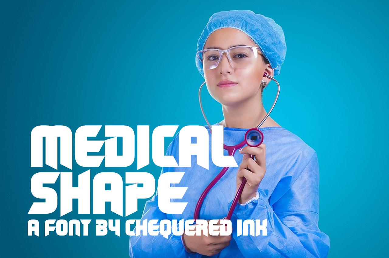 Medical Shape Font