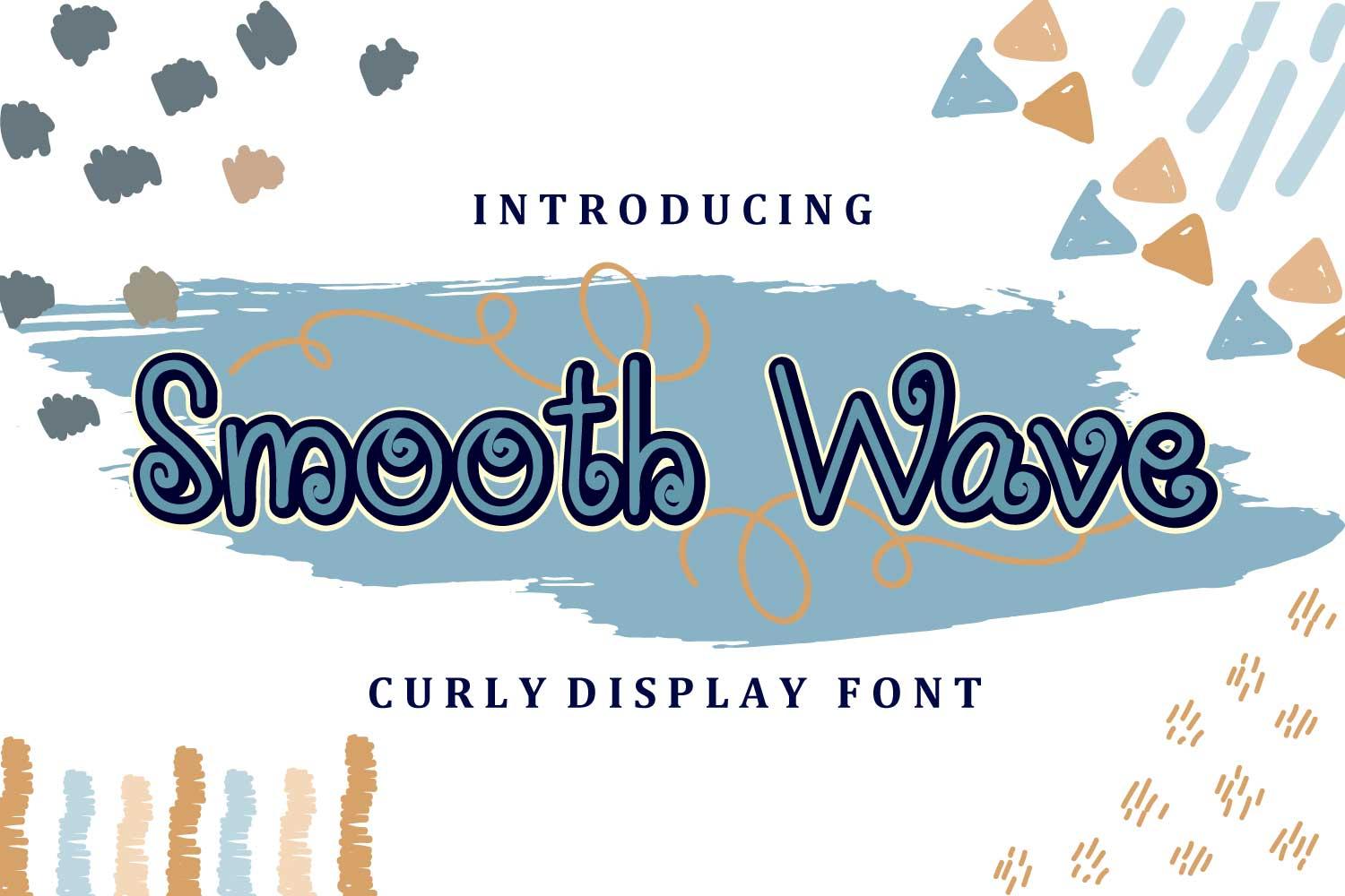Smooth Wave Font