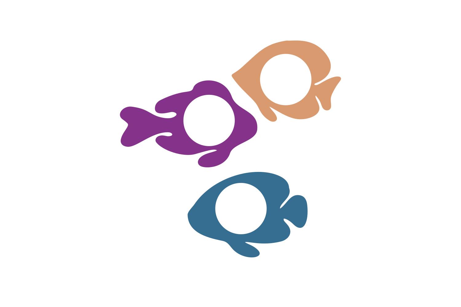 Fish Monogram Frames