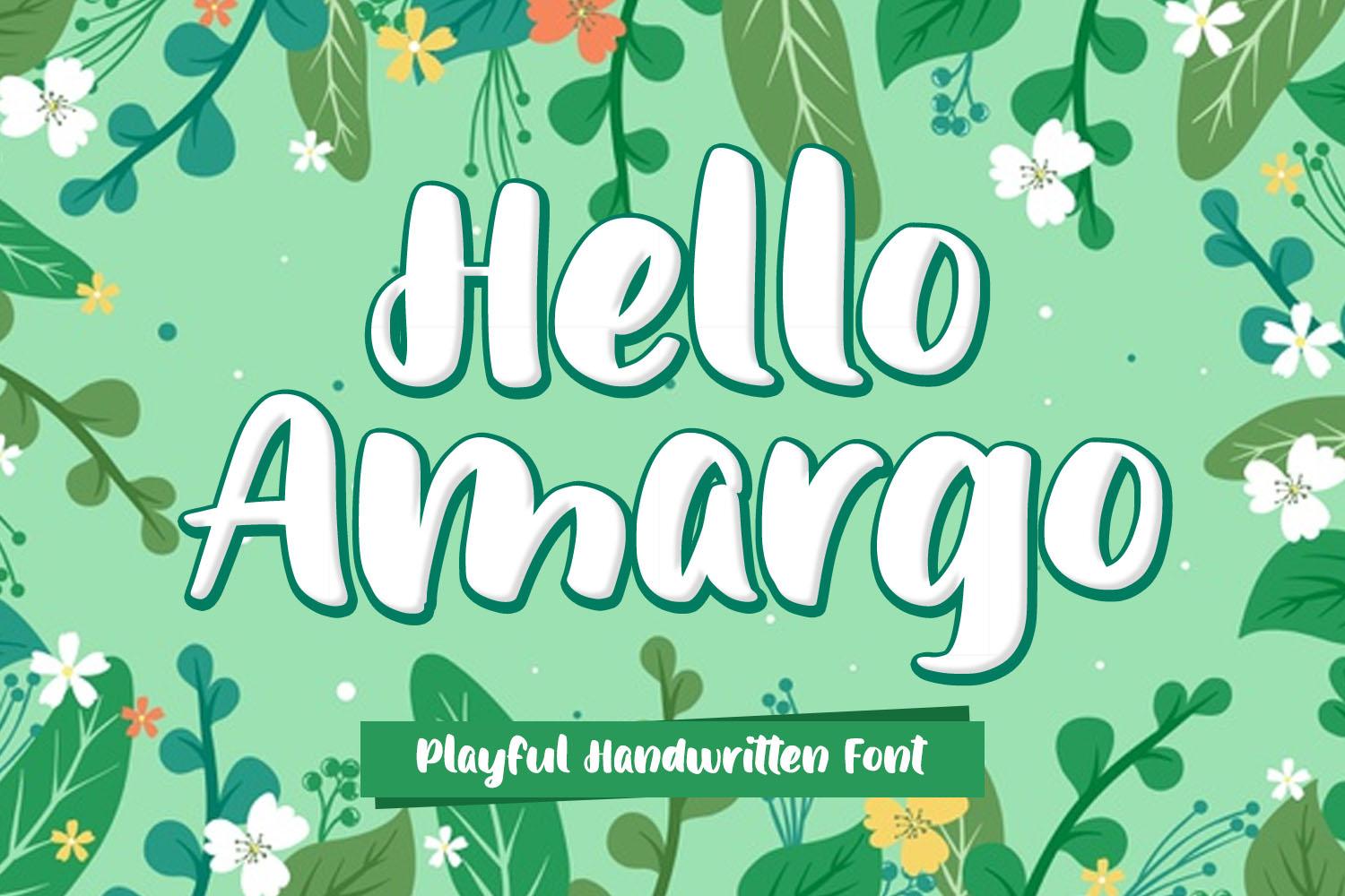 Hello Amargo Font