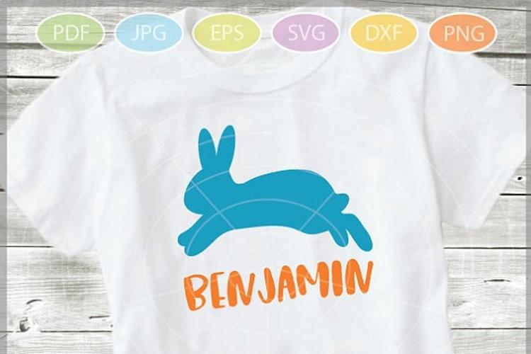 Easter Bunny Silhouette SVG