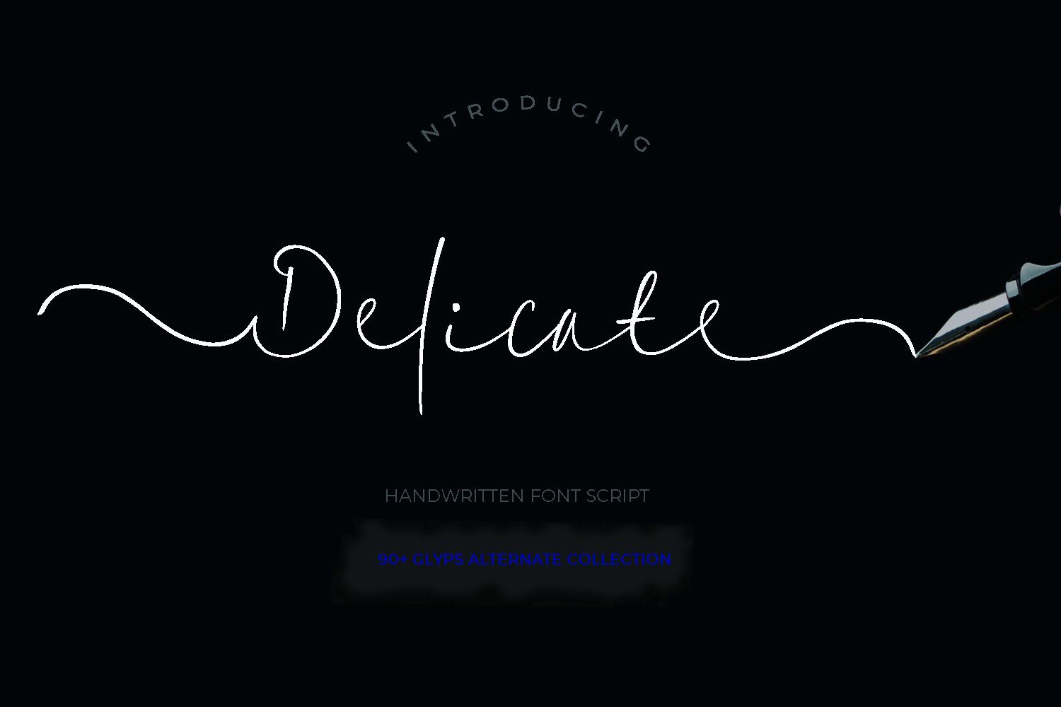 Delicate Font