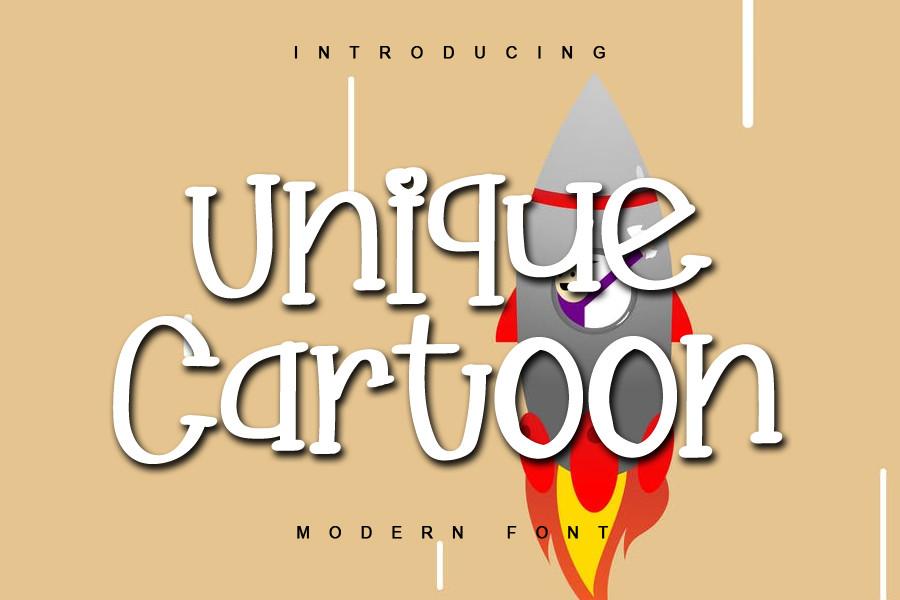Unique Cartoon Font