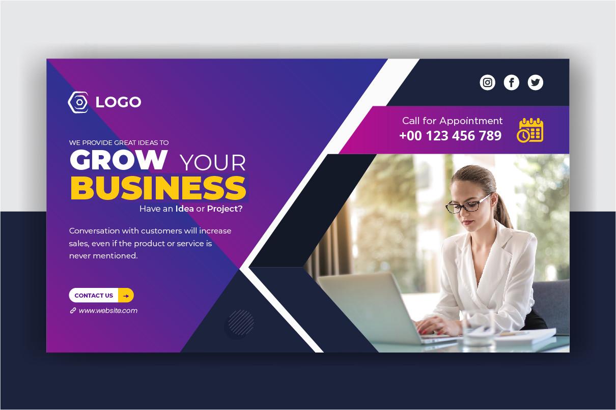 Business Conference Web Banner Design