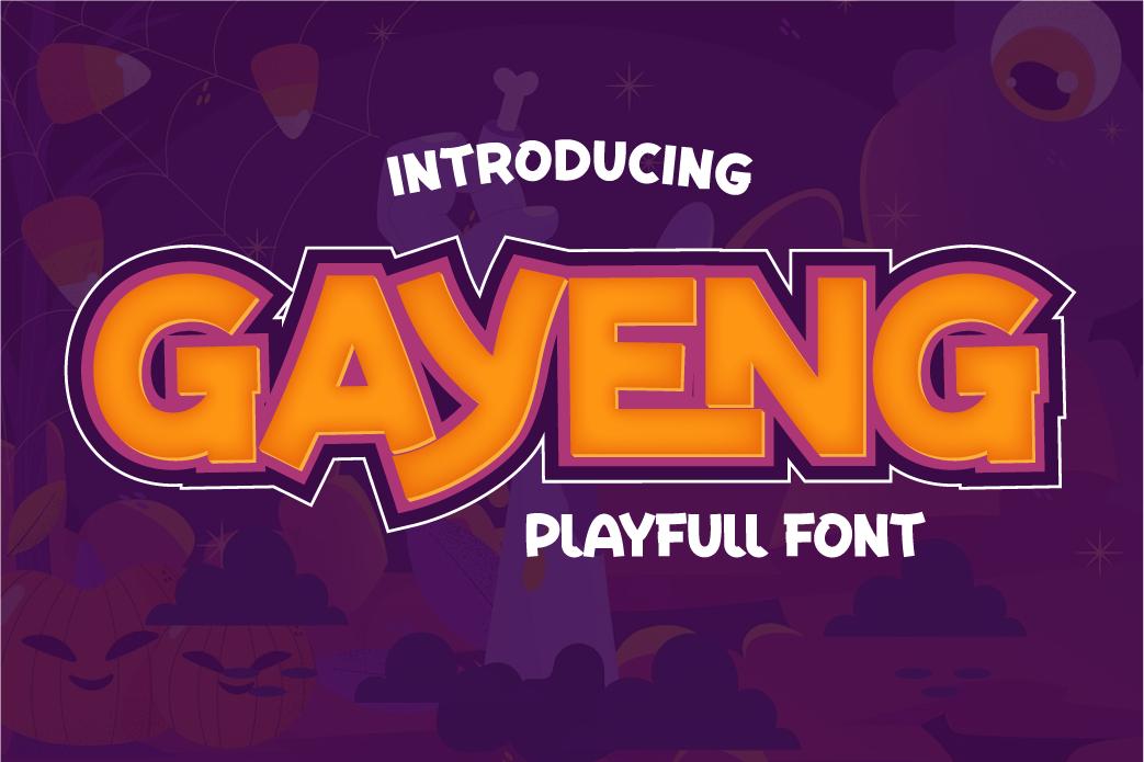 Gayeng Font