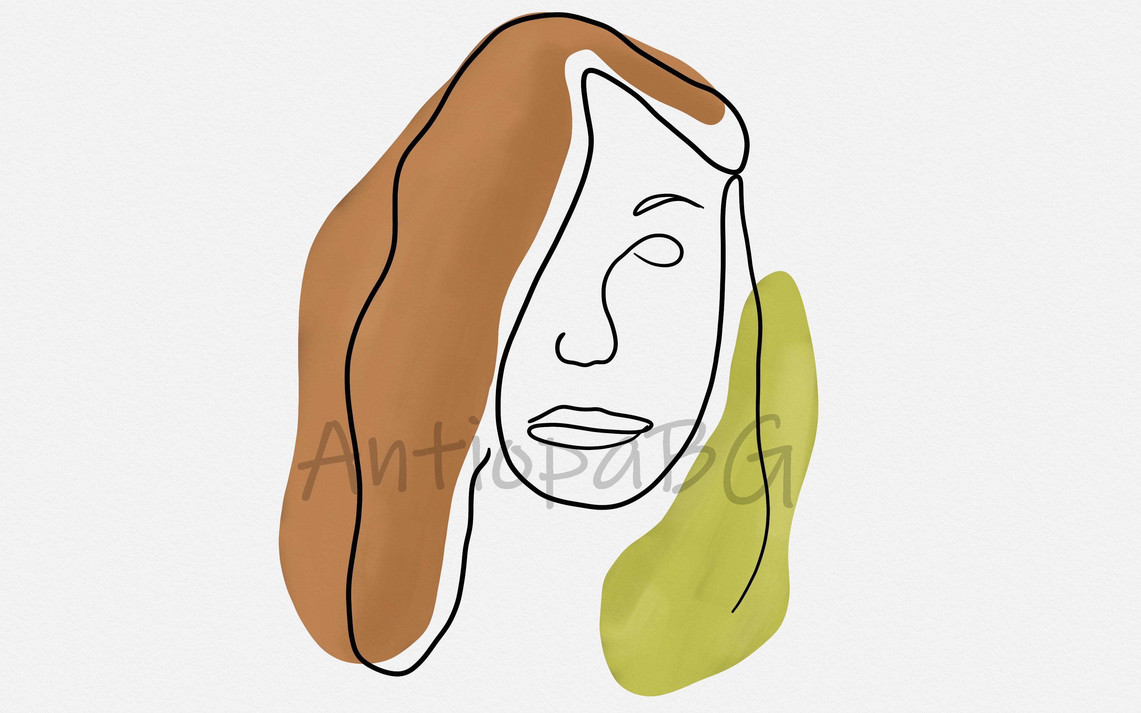 Abstract Woman Face