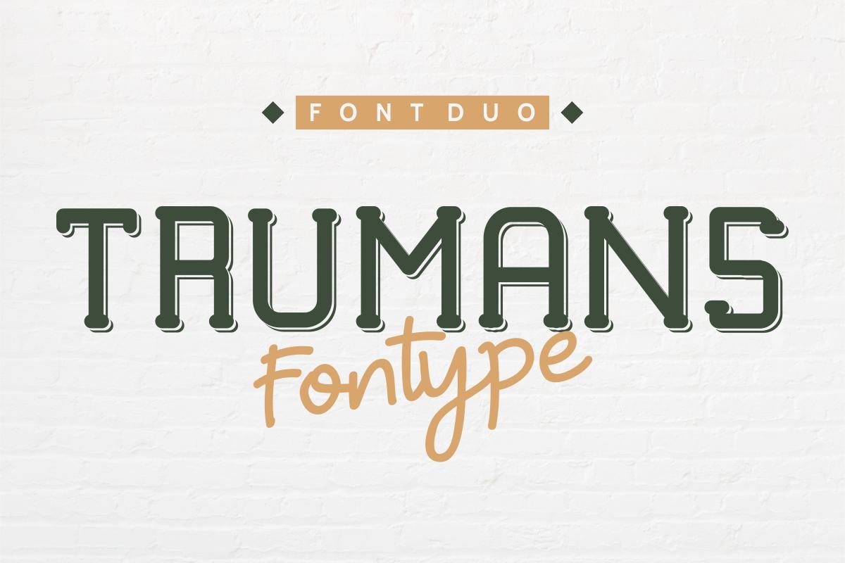 Trumans Duo Font