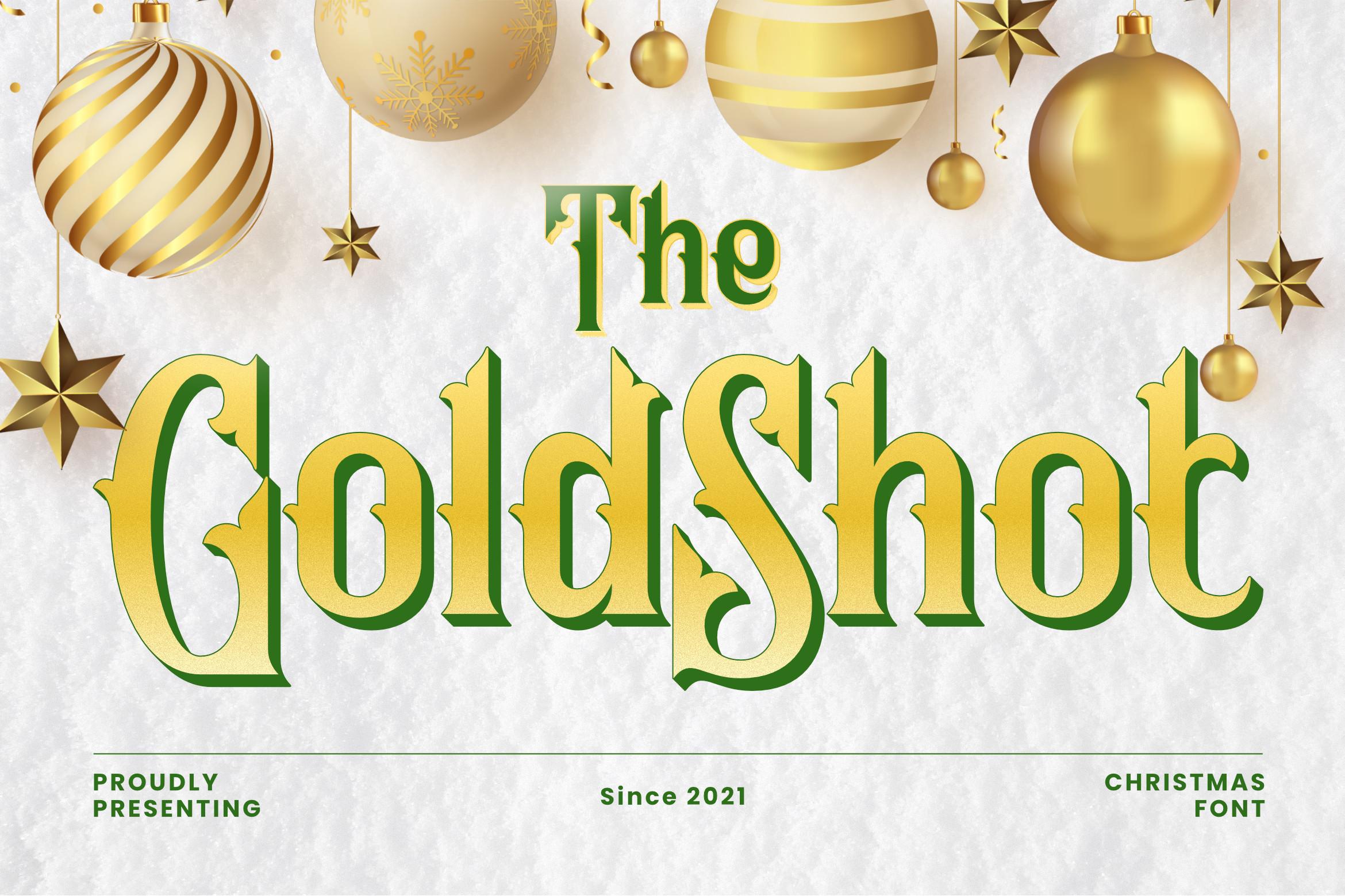 Gold Shot Font