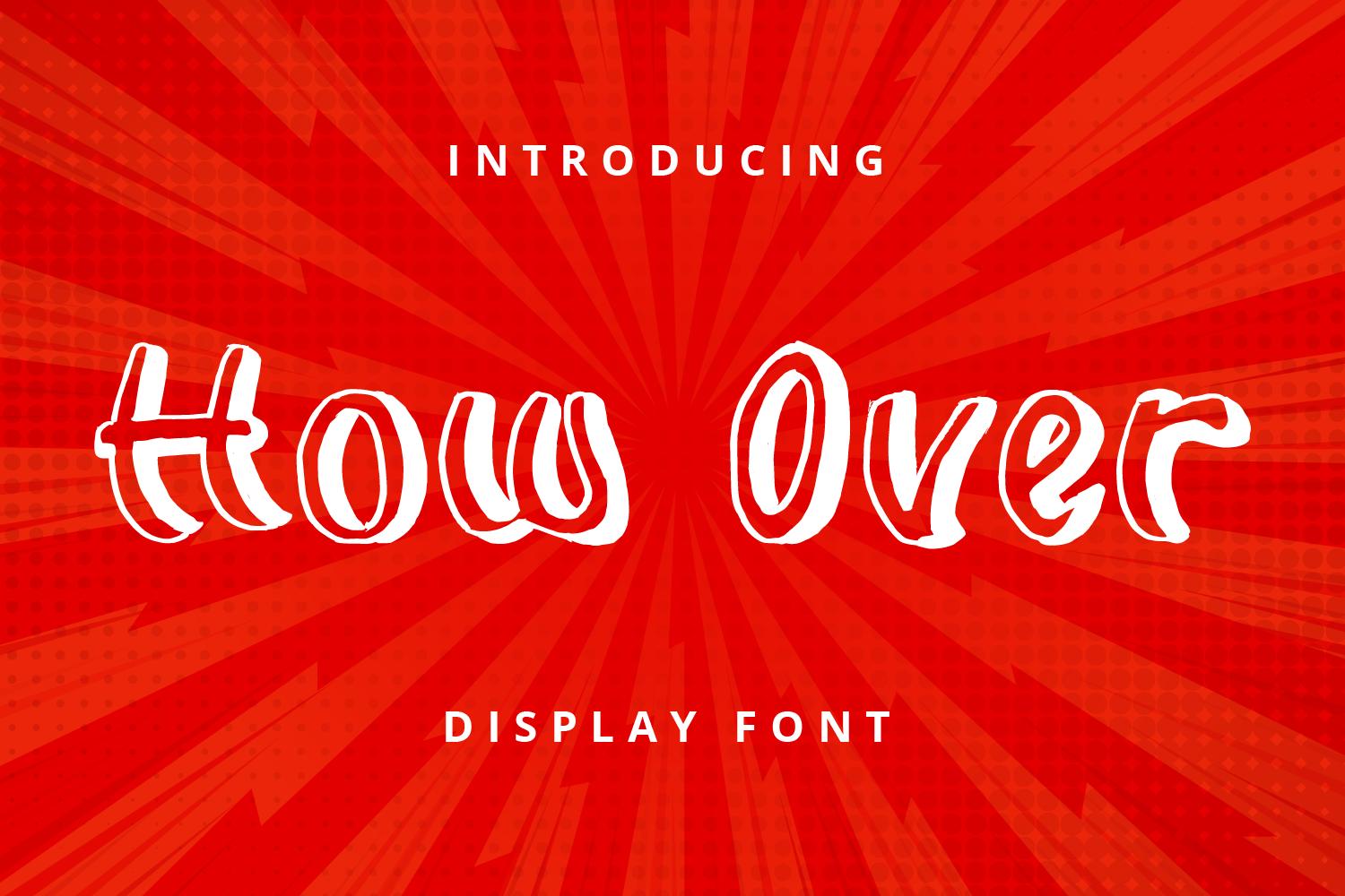 How over Font