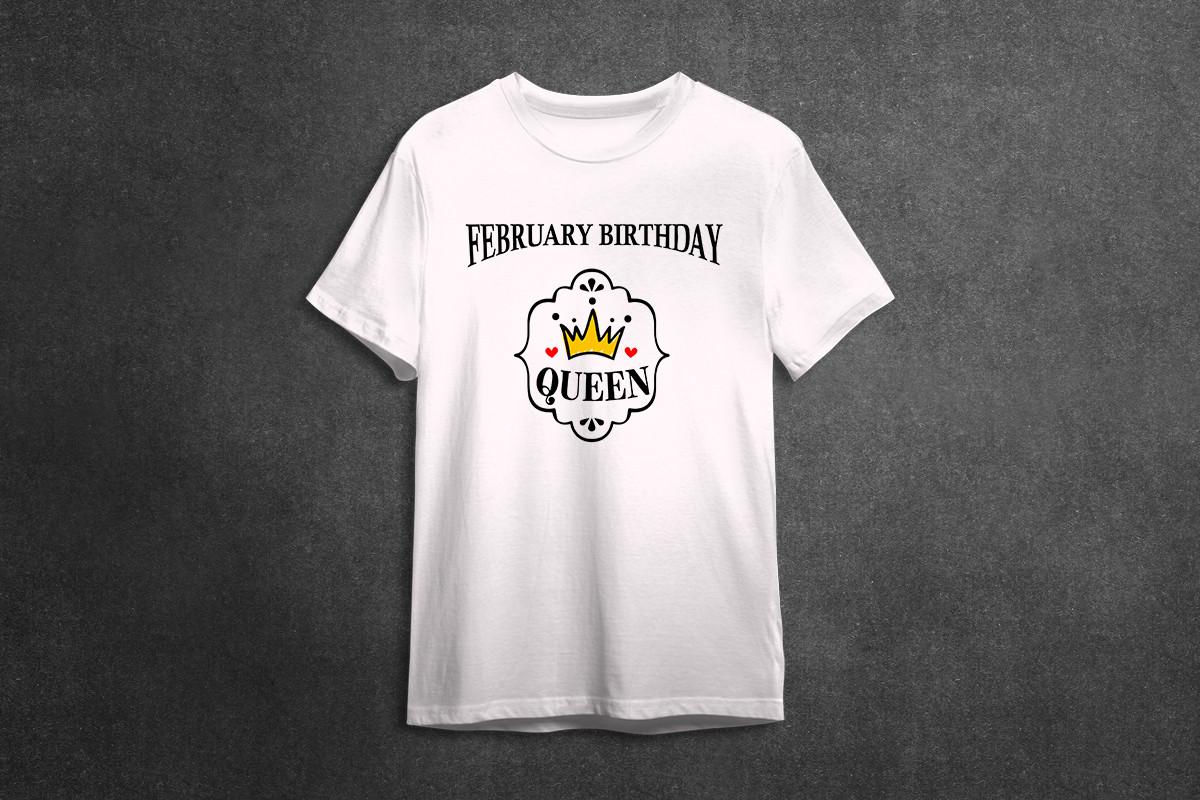 February Birthday Queen Gift Idea SVG