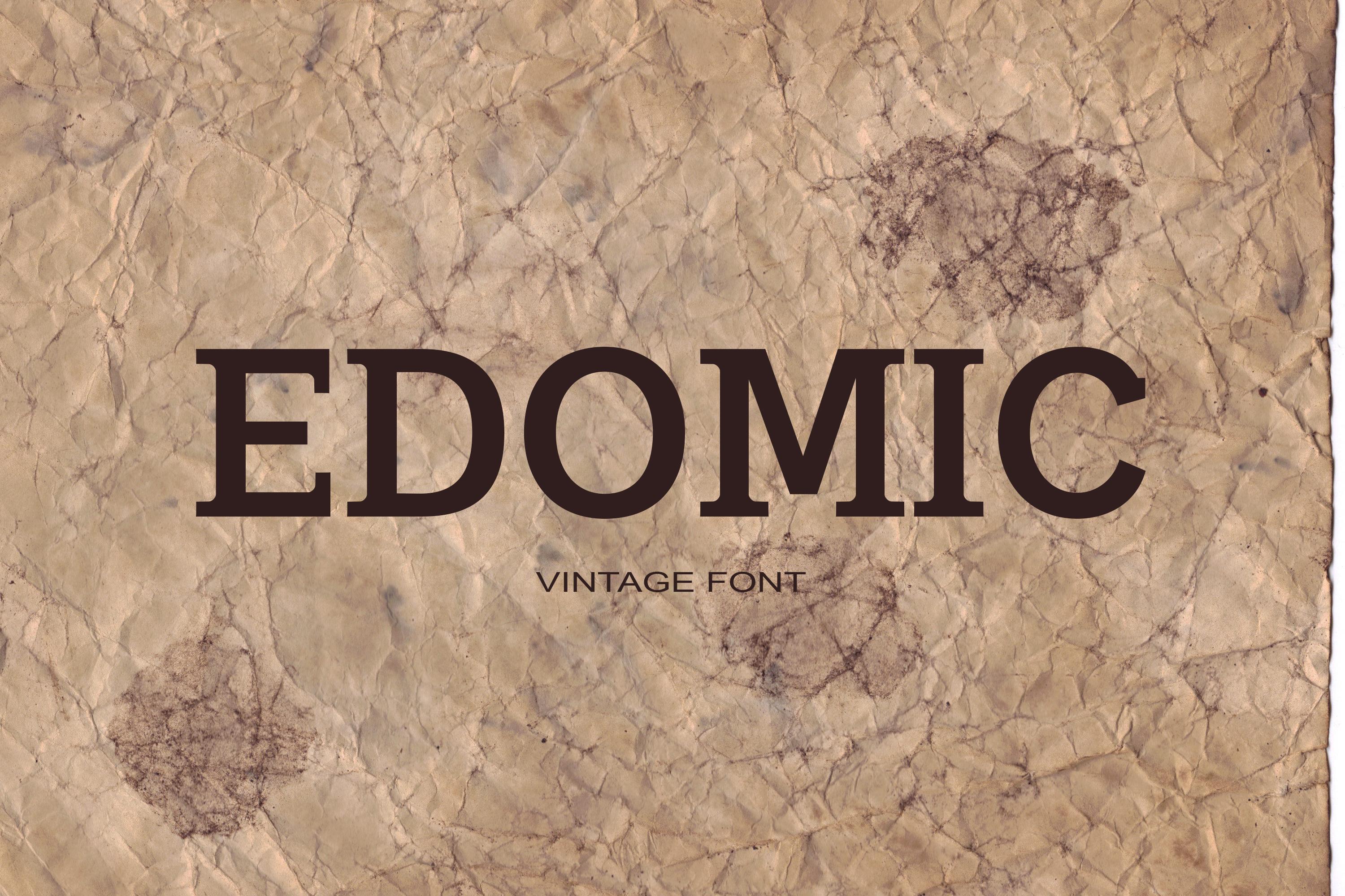Edomic Font