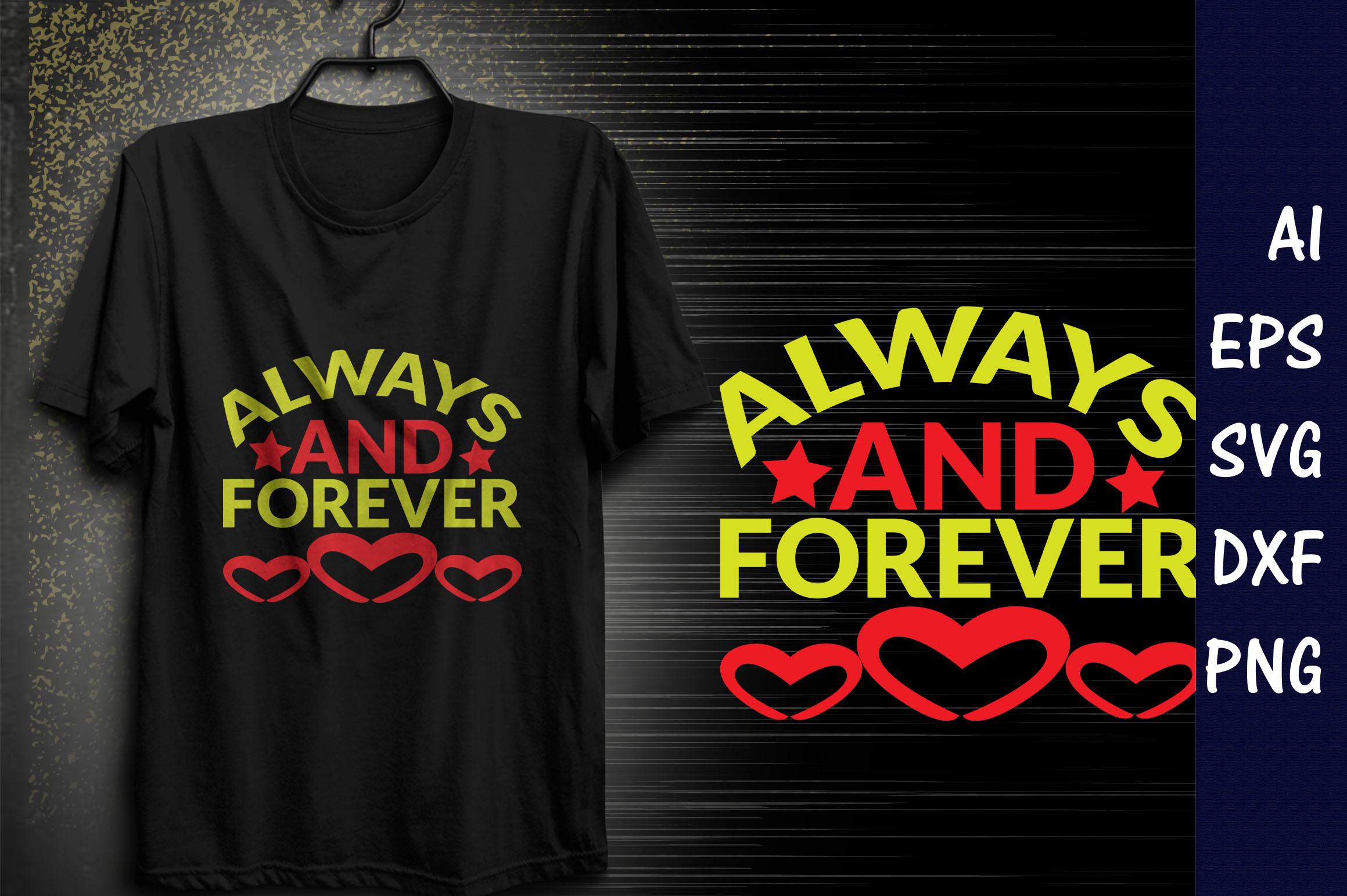 Valentine's Day  Quote Design,Always a