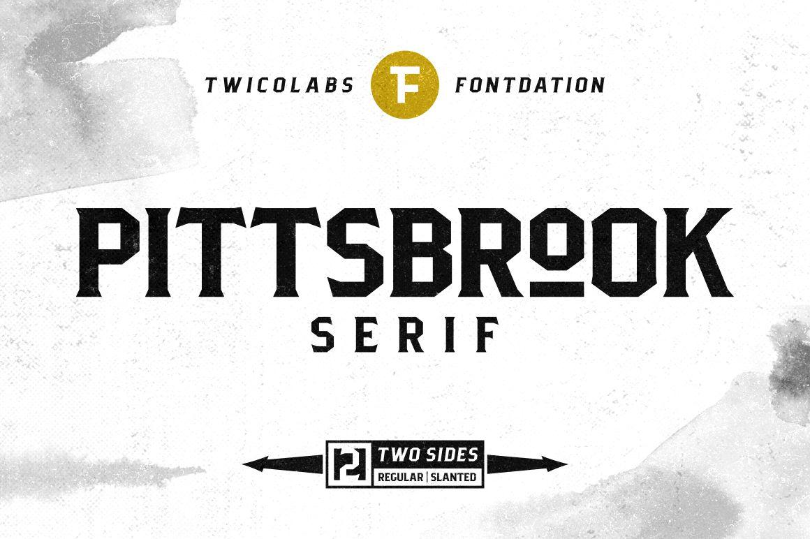 Pittsbrook Font