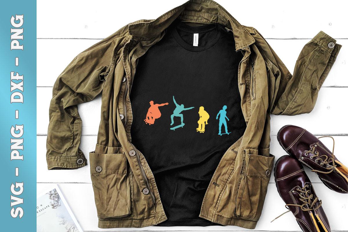 Retro Vintage Skateboard Skate Boarding