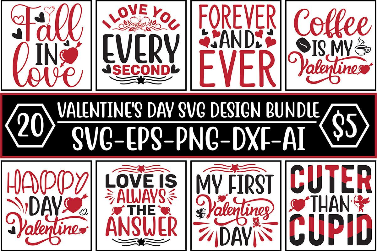 Valentine's Day SVG Design Bundle
