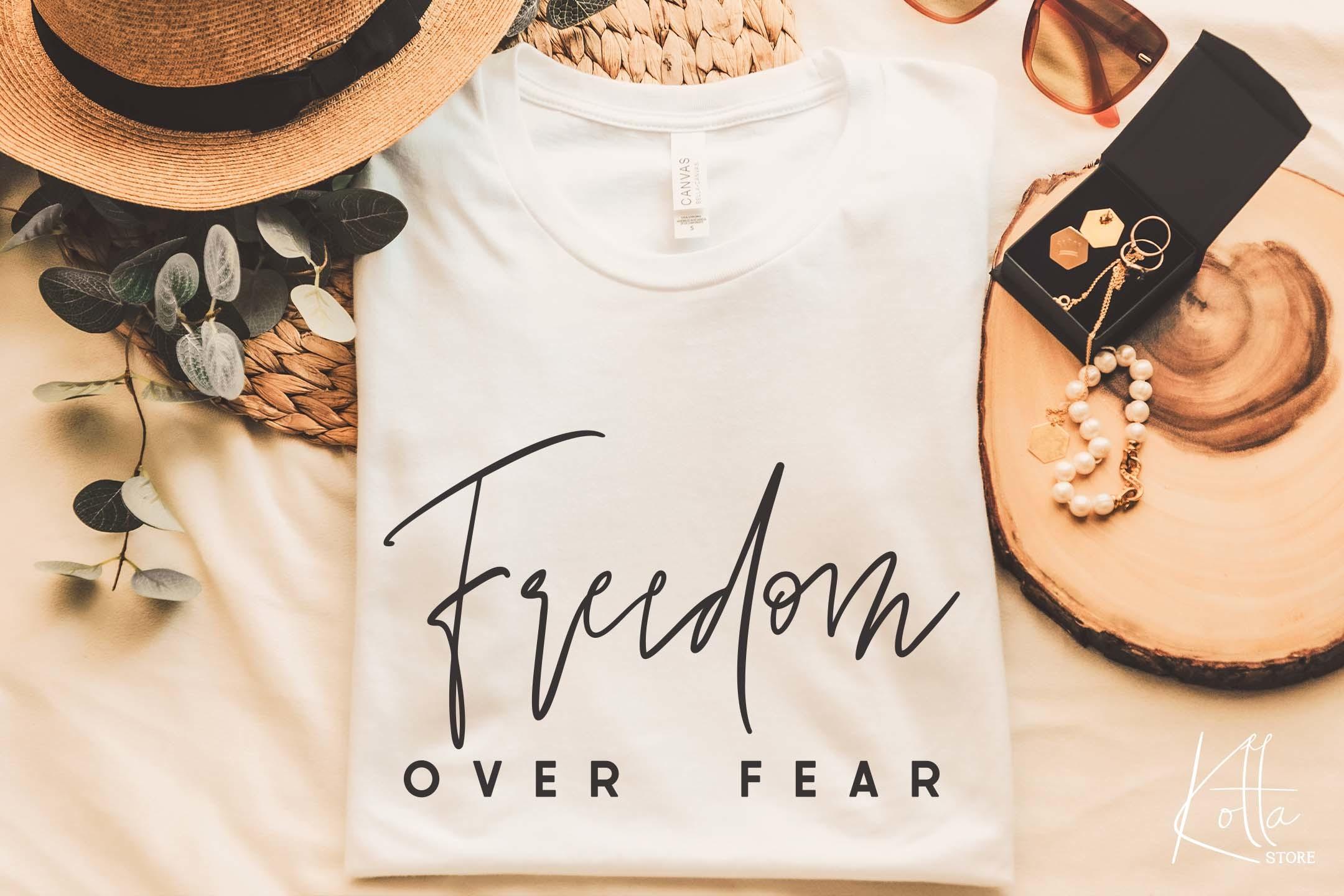 Freedom over Fear