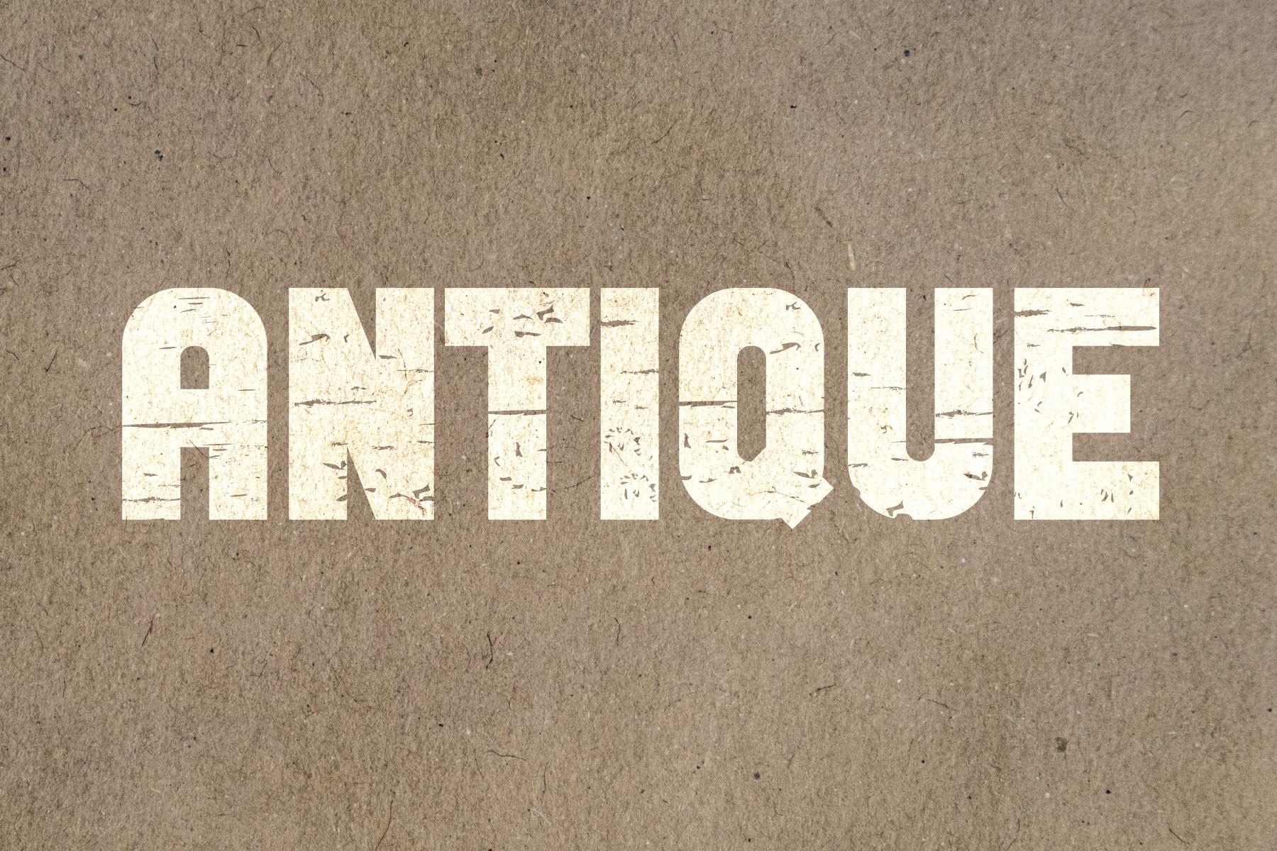 Antique Font