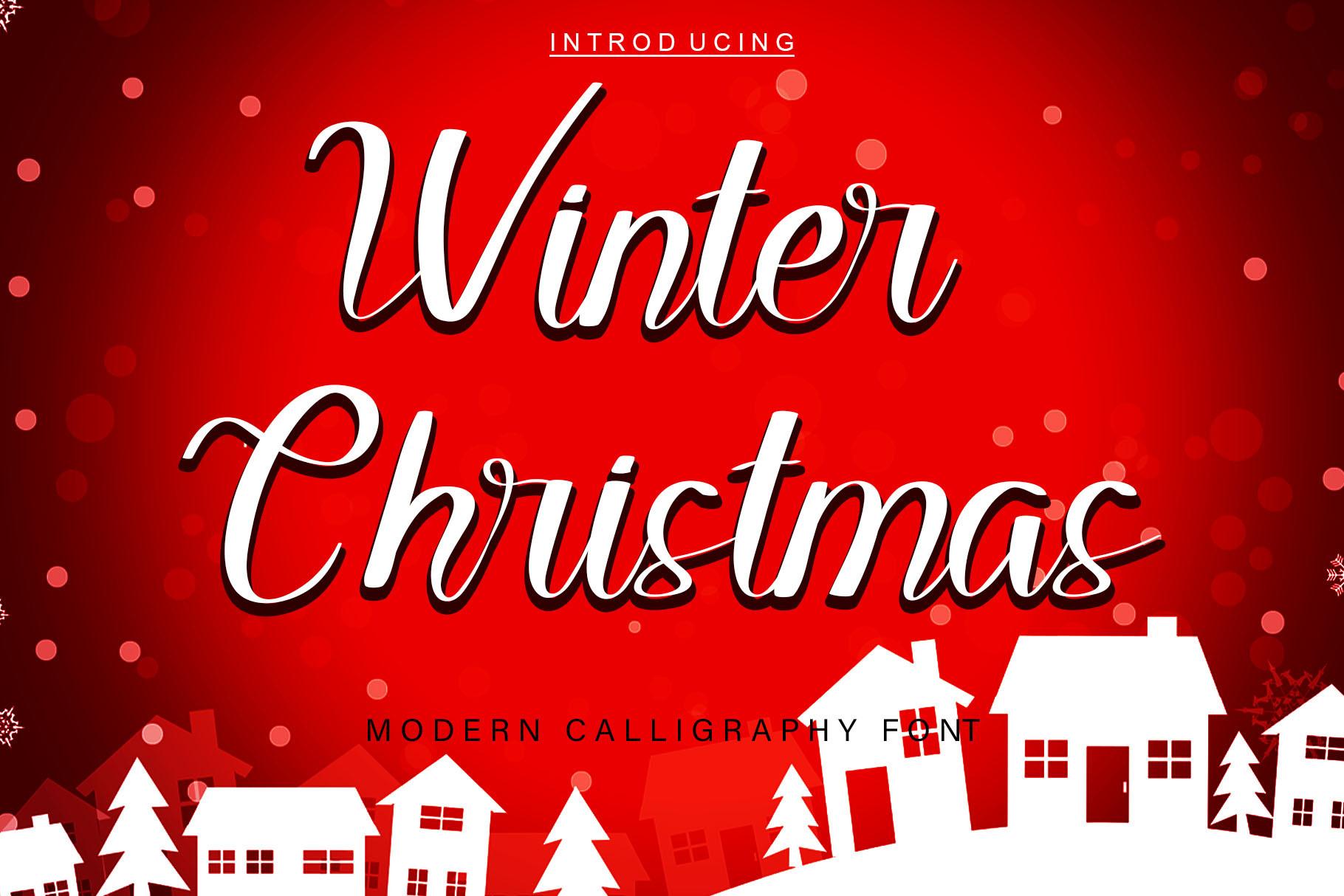 Winter Christmas Font