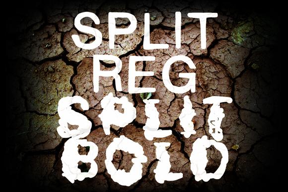 Split Font