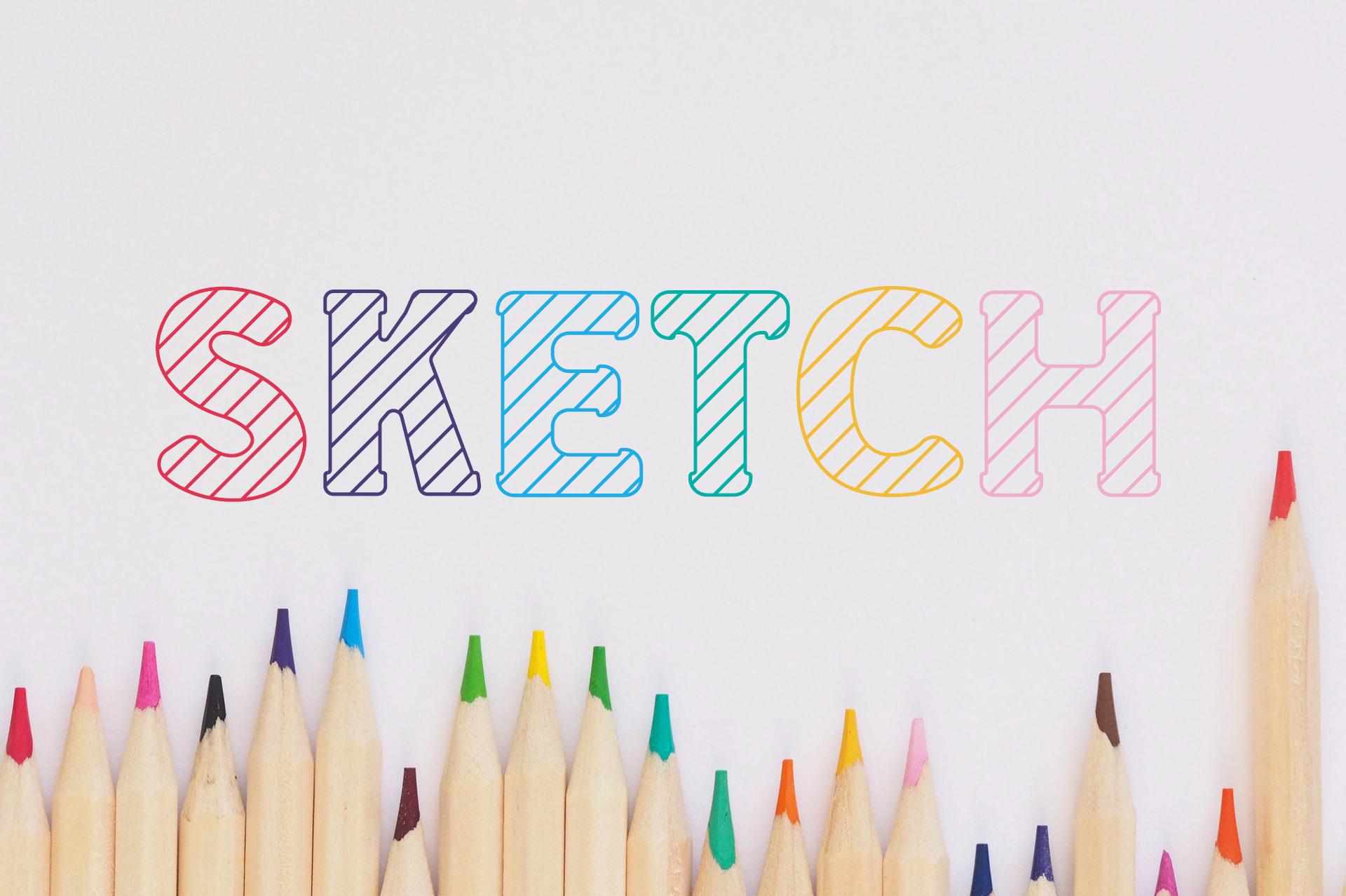 School Sketch Font