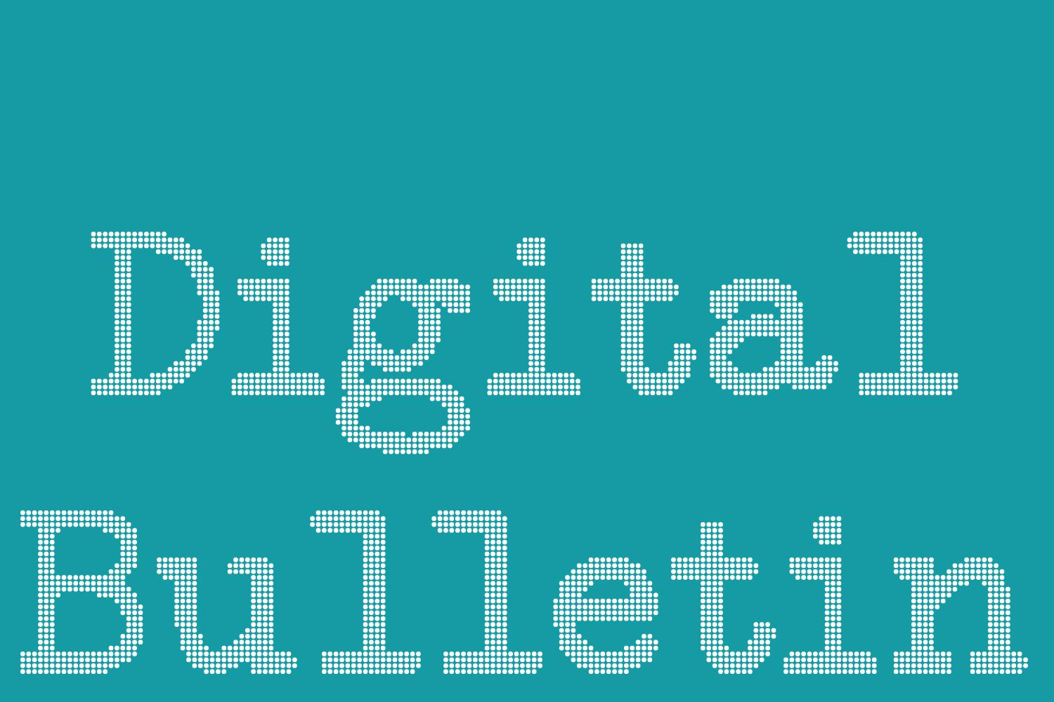 Digital Bulletin Font
