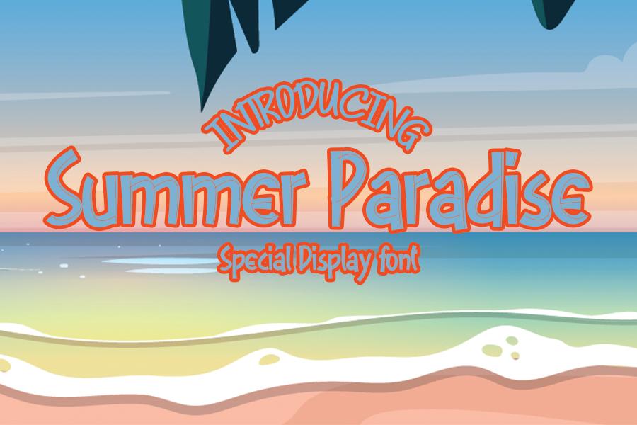 Summer Paradise Font