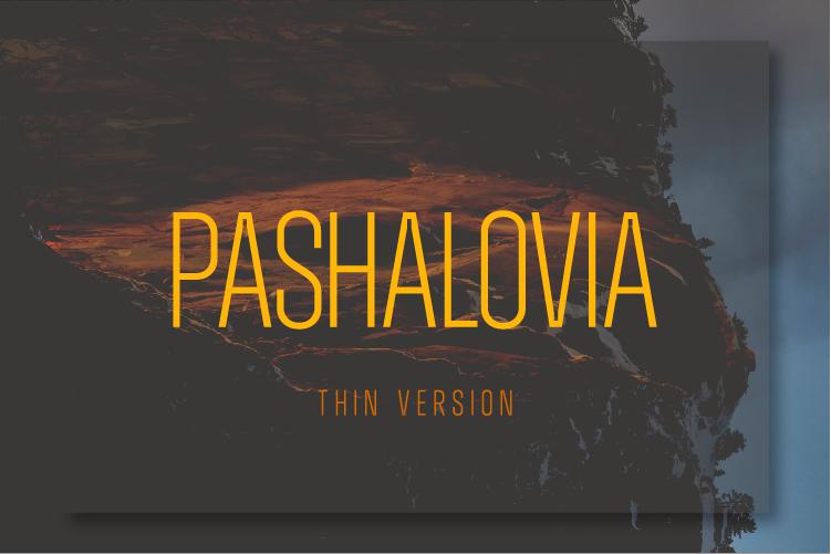 Pashalovia Thin Font