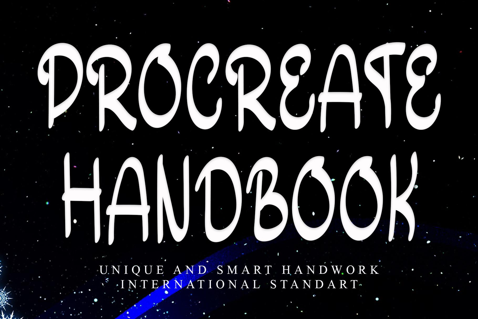 Procreate Handbook Font