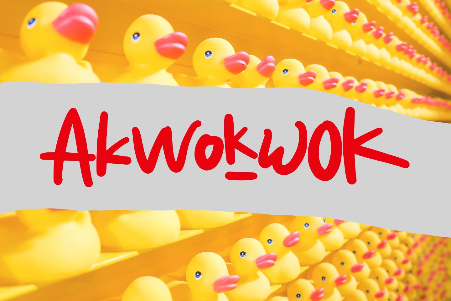 Akwokwok Font