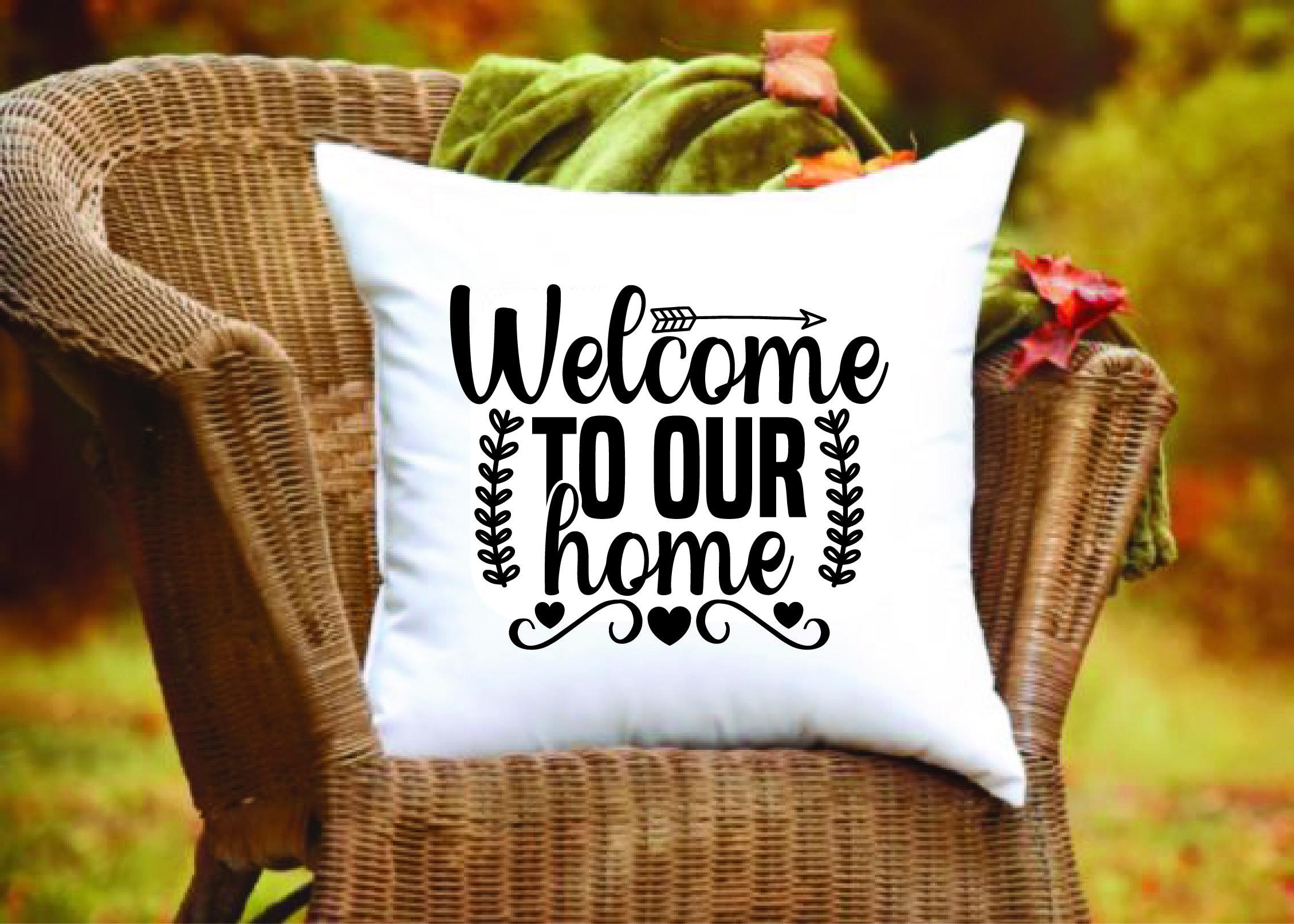 Doormat Svg Design,Welcome to Our Home