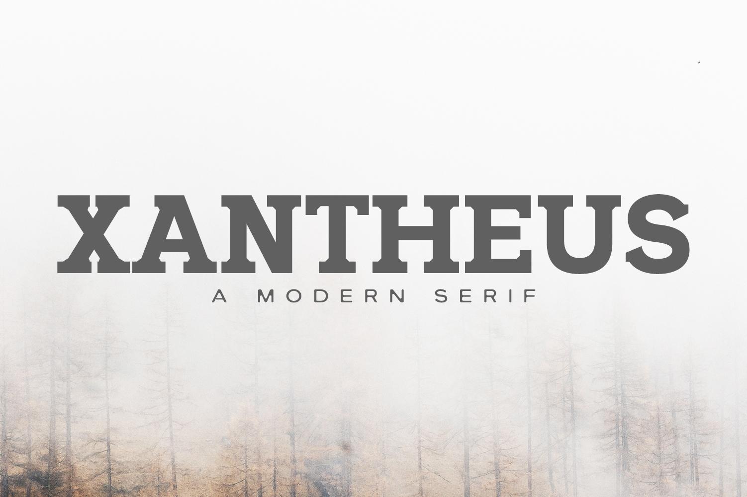 Xantheus Family Font