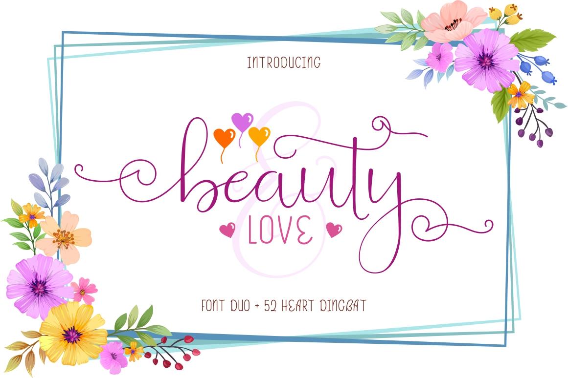 Beauty and Love Duo Font