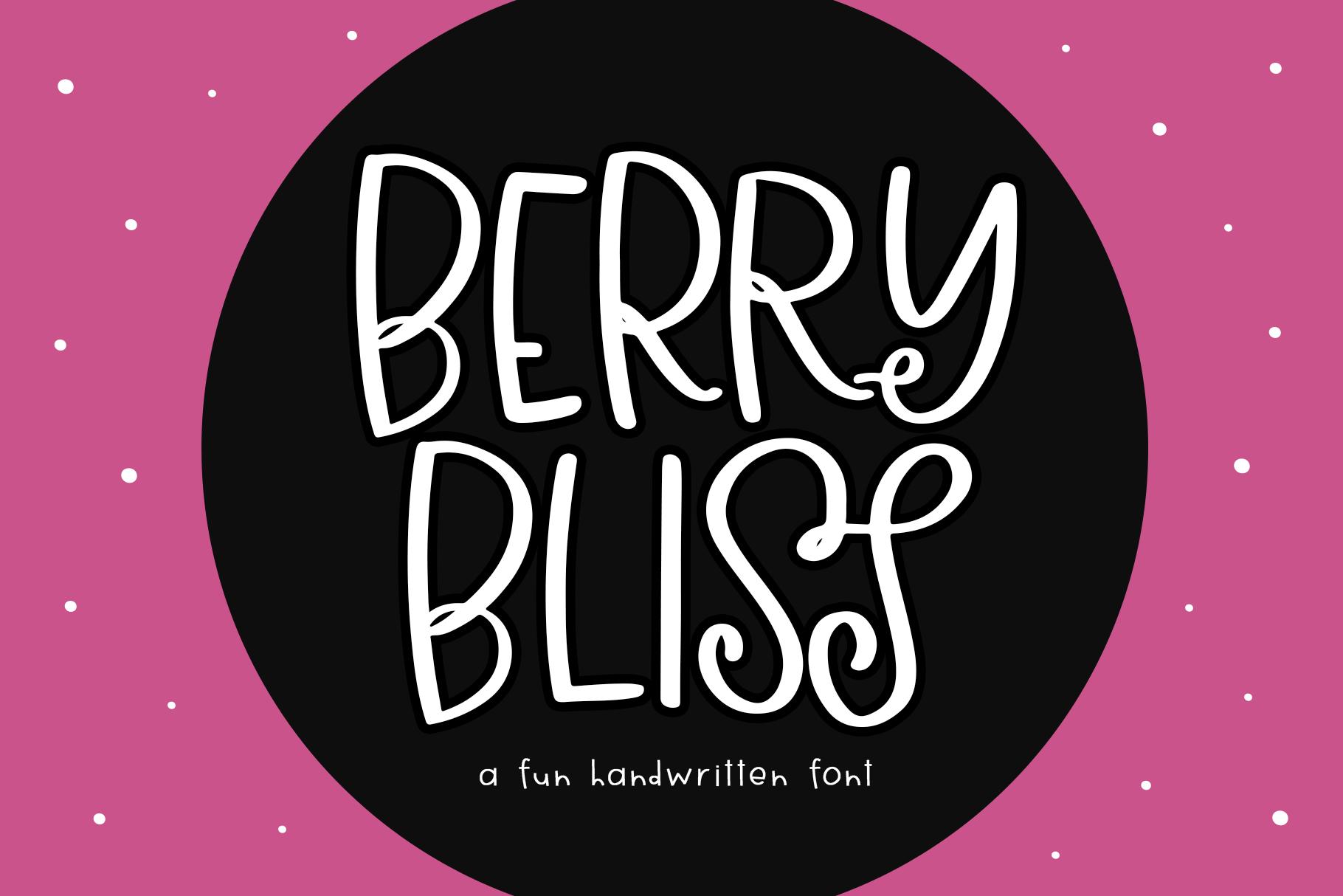 Berry Bliss Font
