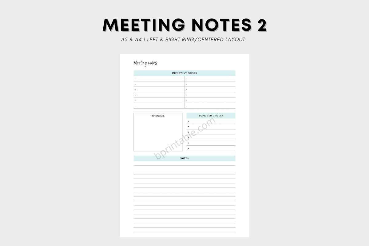 Meeting Notes