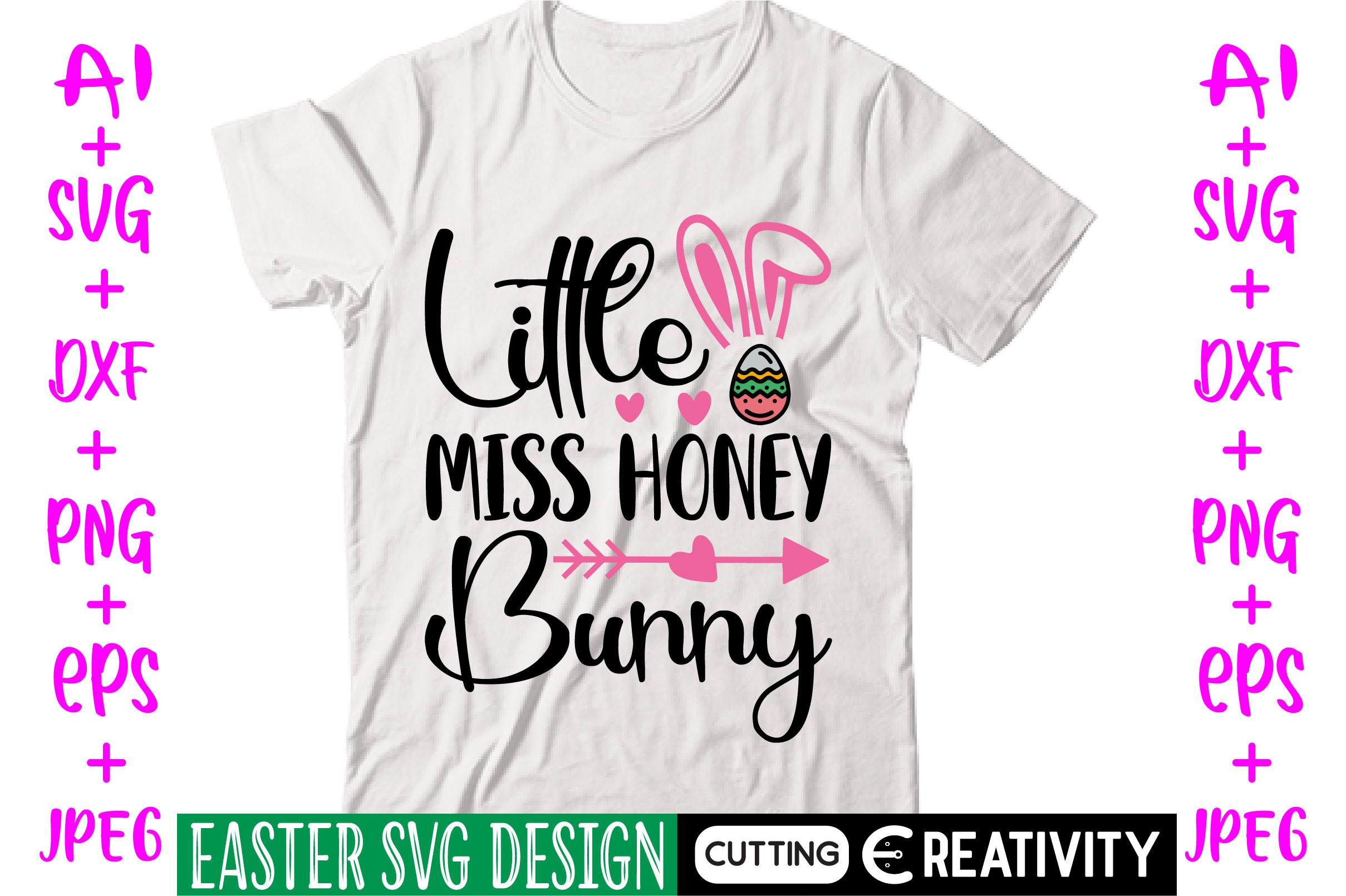 Little Miss Honey Bunny Svg