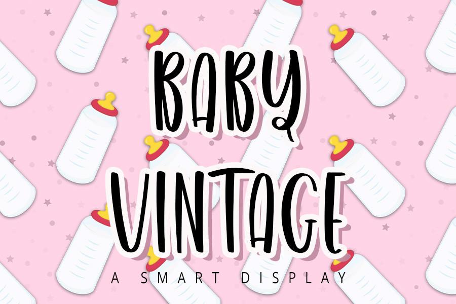 Baby Vintage Font