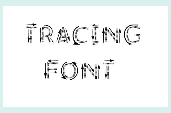 Tracing Font