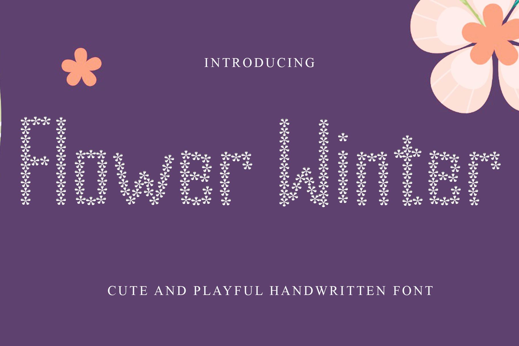 Flower Winter Font