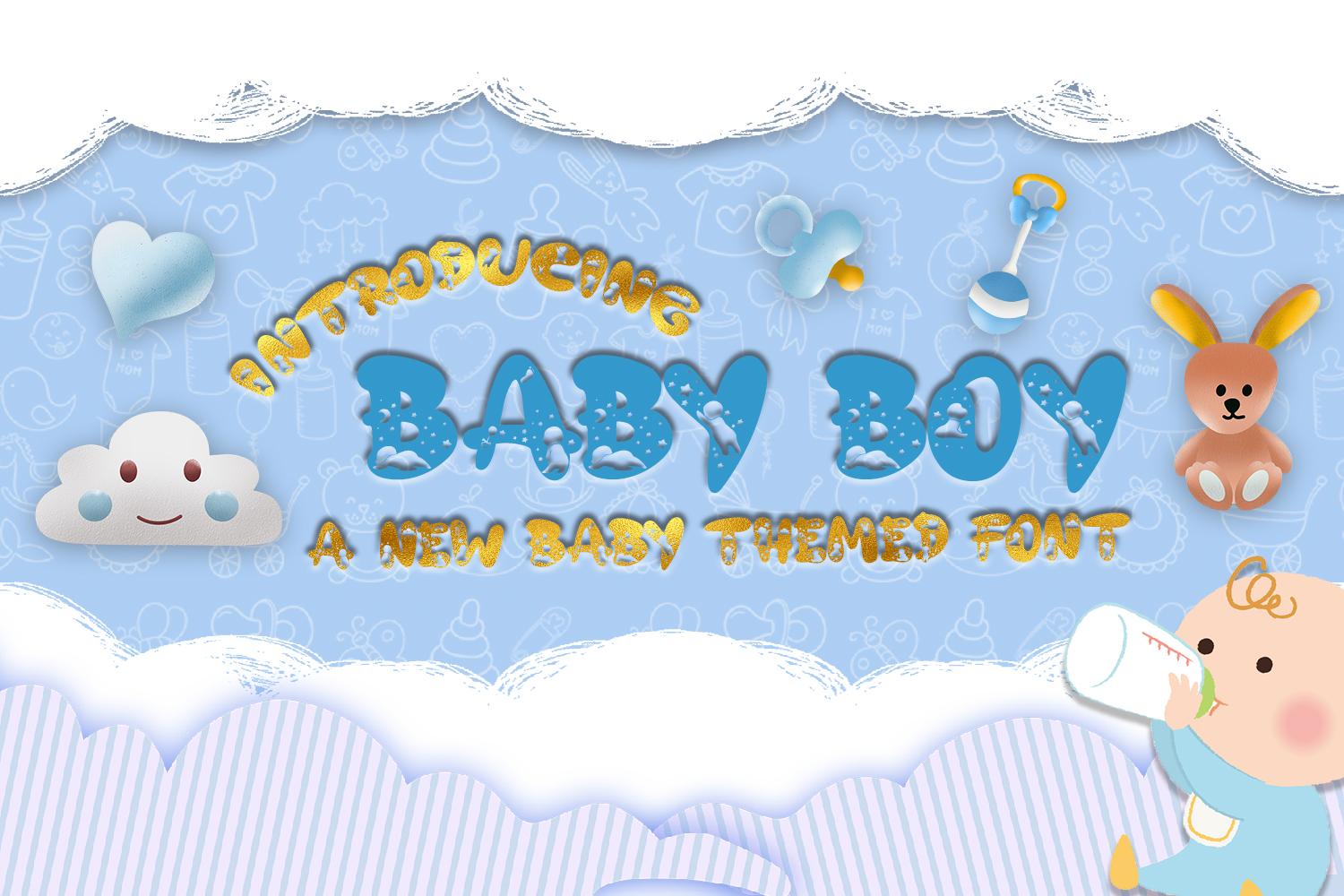 Baby Boy Font