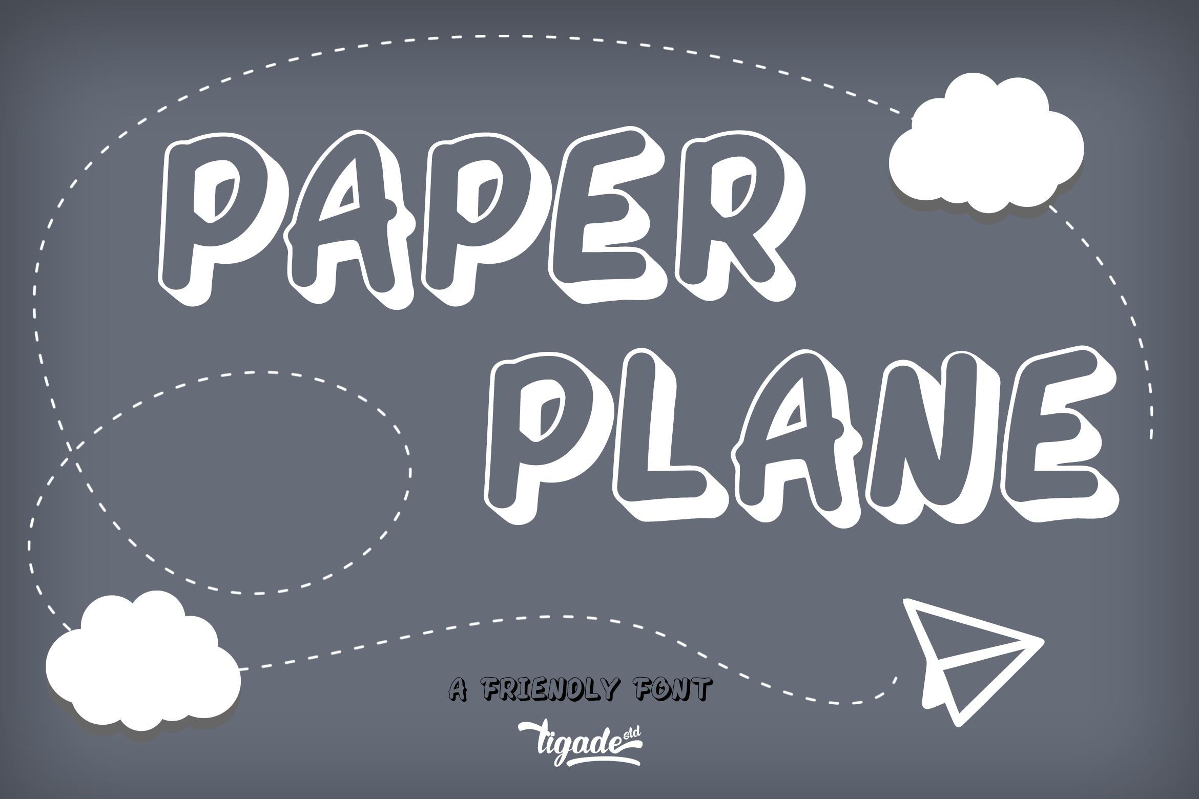 Paper Plane Font