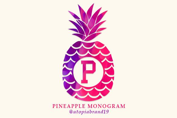 Pineapple Monogram Font